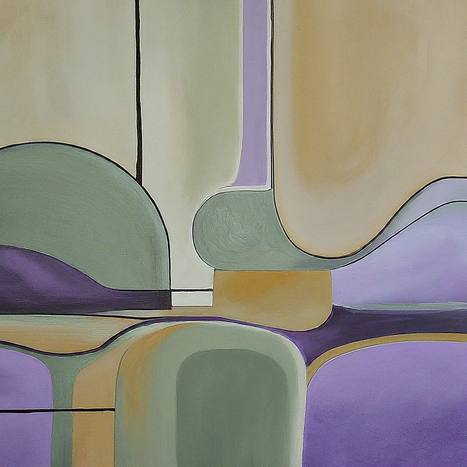 Artistry in Simplicity: Abstract Muted T-shirt Unveiled
