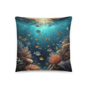 Tropical Ocean Reef Basic Pillow