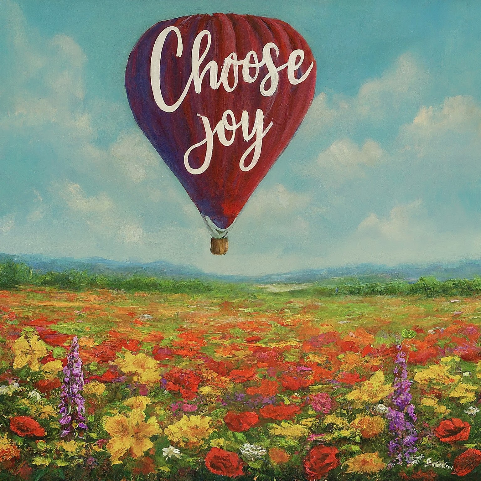 Choose Joy: Embracing Positivity with Every Thread