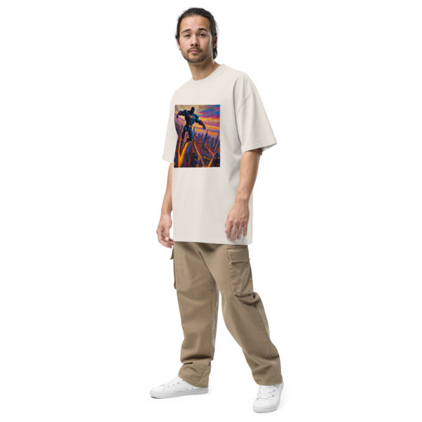 Superhero Oversized faded t-shirt - Image 5