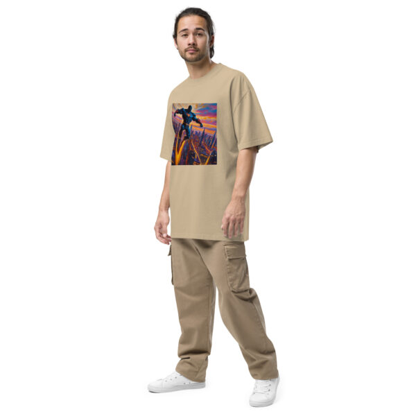 Superhero Oversized faded t-shirt - Image 3