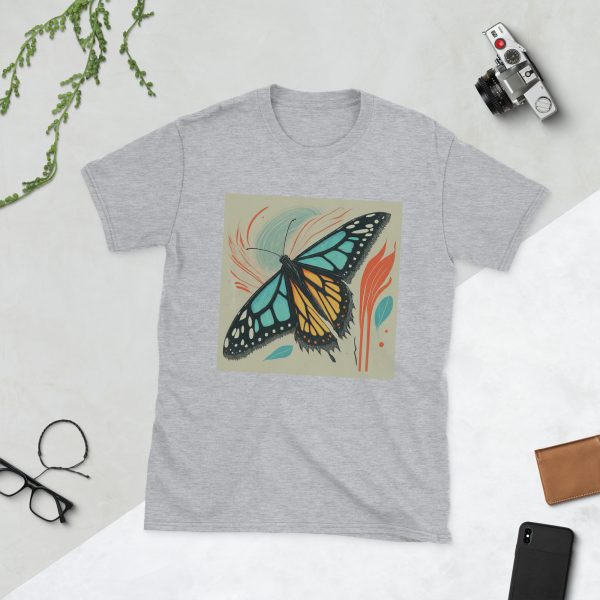 Sketches of Butterflies Short-Sleeve Unisex T-Shirt - Image 8