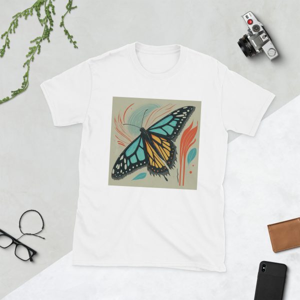 Sketches of Butterflies Short-Sleeve Unisex T-Shirt - Image 9