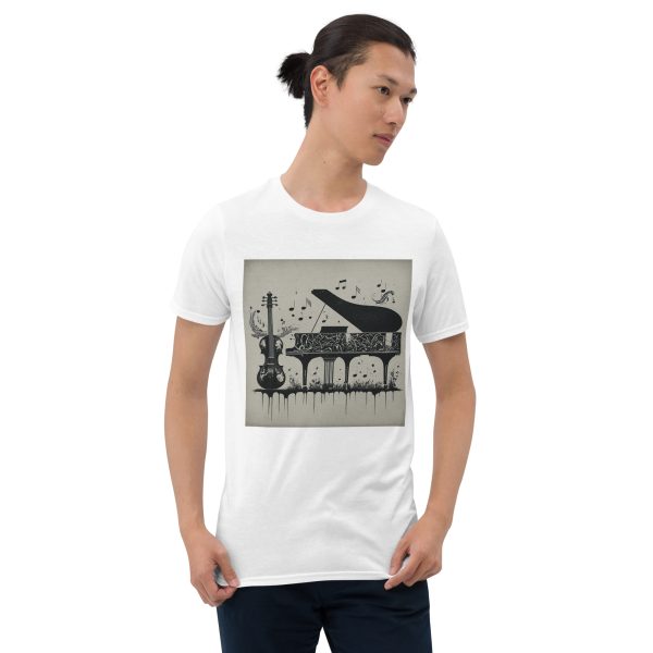 Piano Music Short-Sleeve Unisex T-Shirt - Image 5