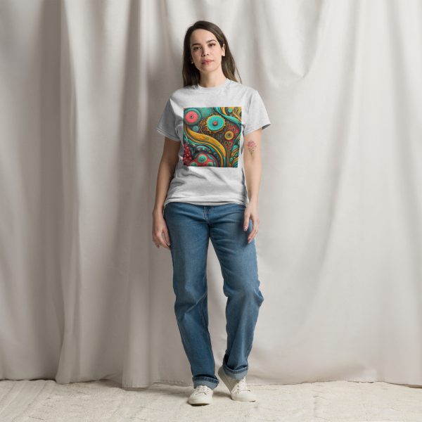 Colorful Doodle Unisex classic tee - Image 2