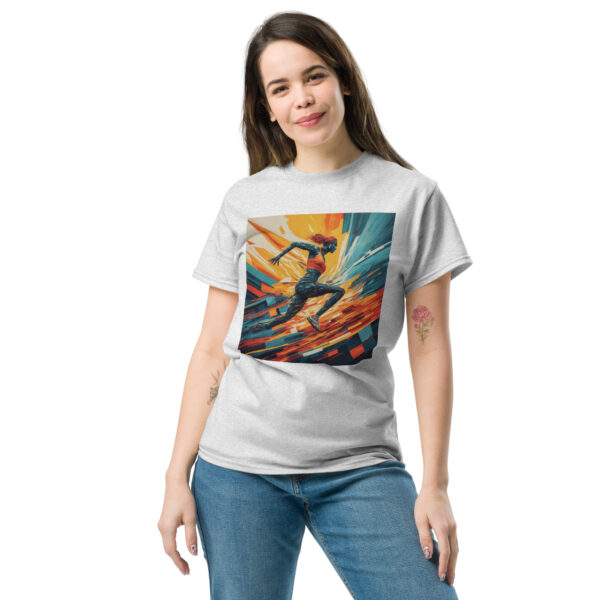 Abstract Female Runner Unisex classic tee - Image 19