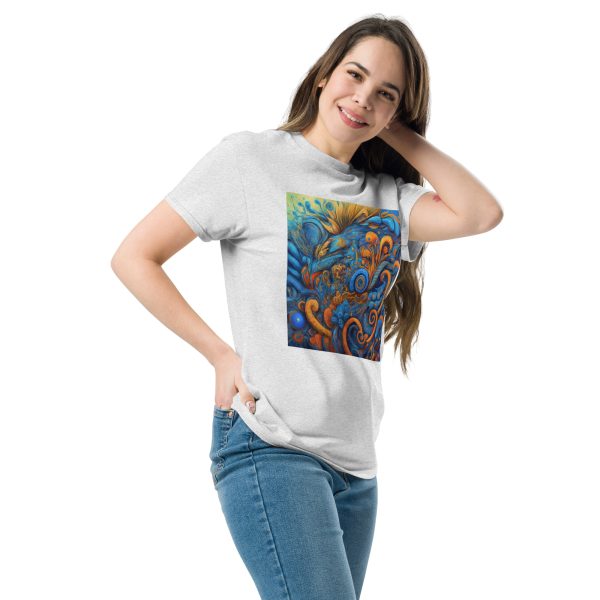 Blue Doodle Unisex classic tee