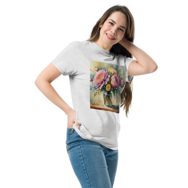 Flower Watercolor Unisex classic tee - Image 6