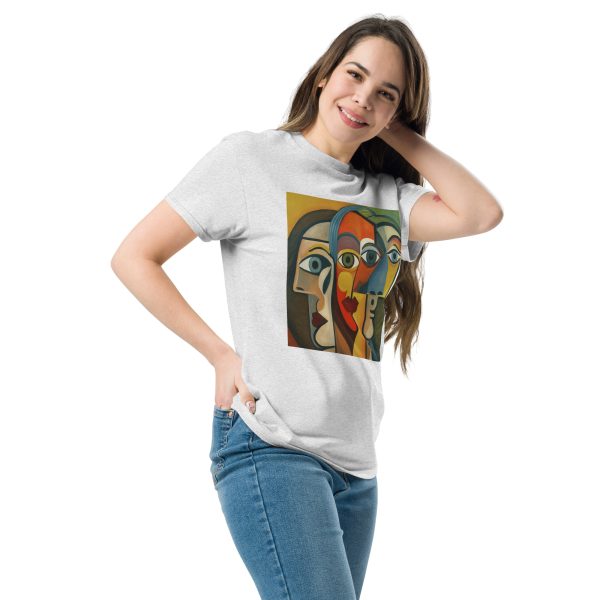 Wide Abstract Faces Unisex classic tee - Image 20