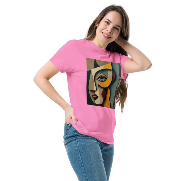 Single Abstract Face Unisex classic tee - Image 4