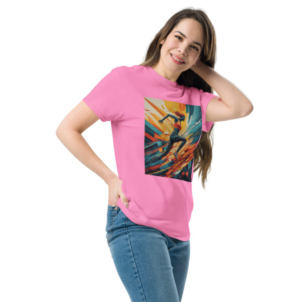 Abstract Female Runner Unisex classic tee - Image 4