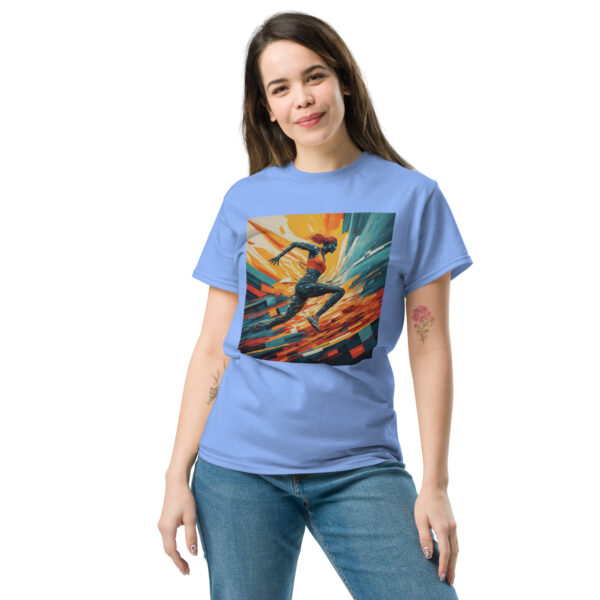 Abstract Female Runner Unisex classic tee - Image 5
