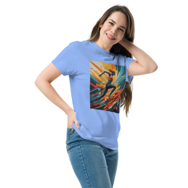 Abstract Female Runner Unisex classic tee - Image 6