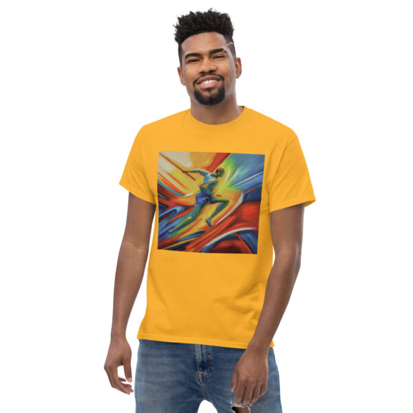 Abstract Male Runner Unisex classic tee - Image 7