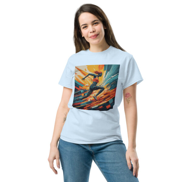 Abstract Female Runner Unisex classic tee - Image 17