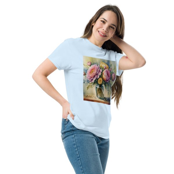 Flower Watercolor Unisex classic tee - Image 5
