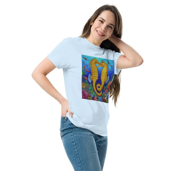 Seahorses Unisex classic tee - Image 10