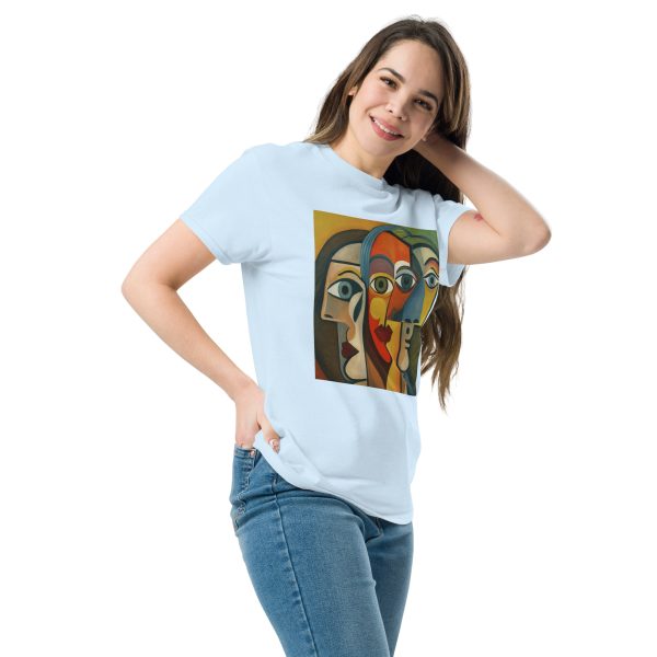 Wide Abstract Faces Unisex classic tee - Image 18