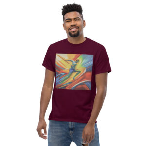 Abstract Male Runner Unisex classic tee