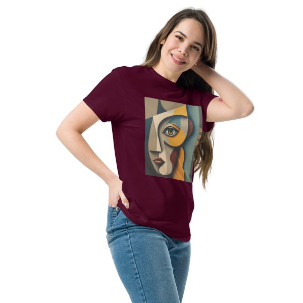 Single Abstract Face Unisex classic tee - Image 2