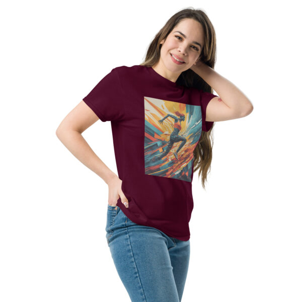 Abstract Female Runner Unisex classic tee - Image 2