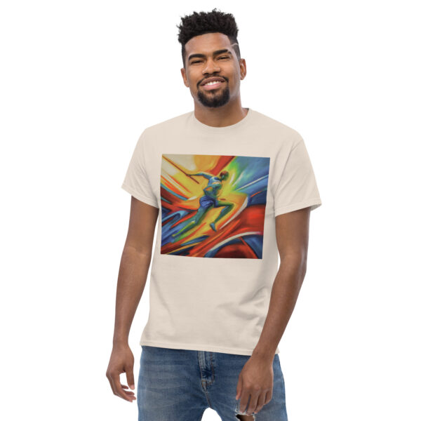 Abstract Male Runner Unisex classic tee - Image 15
