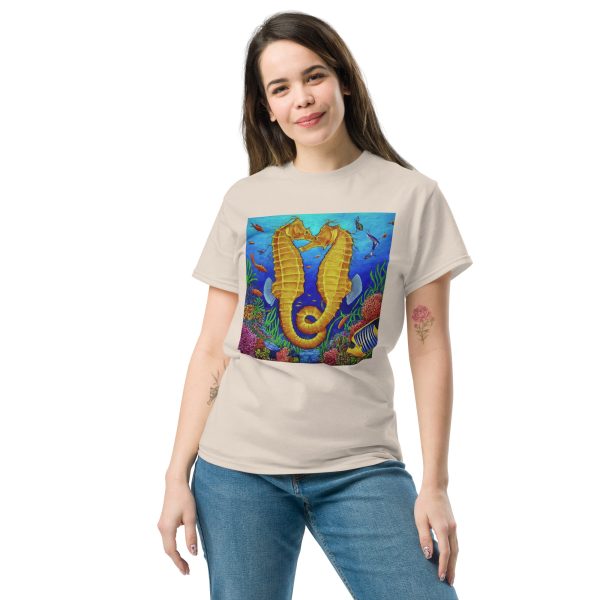 Seahorses Unisex classic tee - Image 7