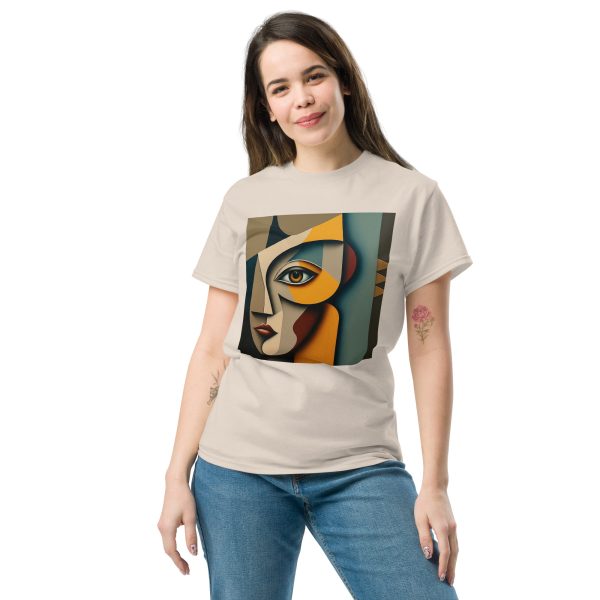 Single Abstract Face Unisex classic tee - Image 15