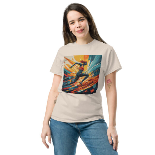 Abstract Female Runner Unisex classic tee - Image 15