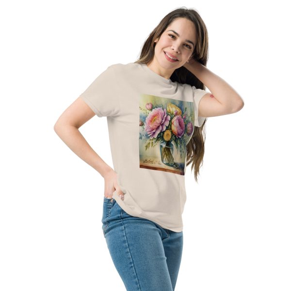 Flower Watercolor Unisex classic tee - Image 4