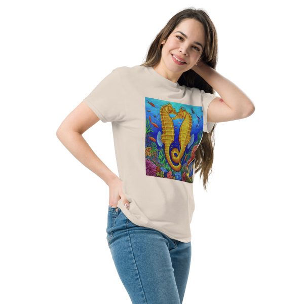 Seahorses Unisex classic tee - Image 8