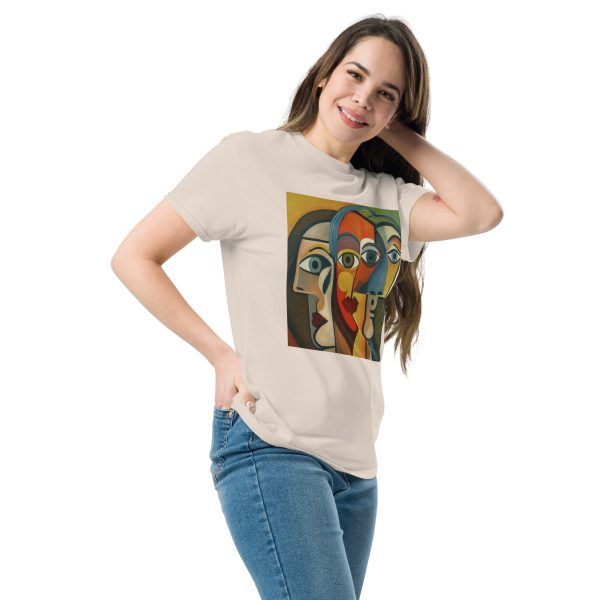 Wide Abstract Faces Unisex classic tee - Image 16