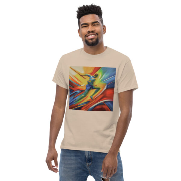 Abstract Male Runner Unisex classic tee - Image 11