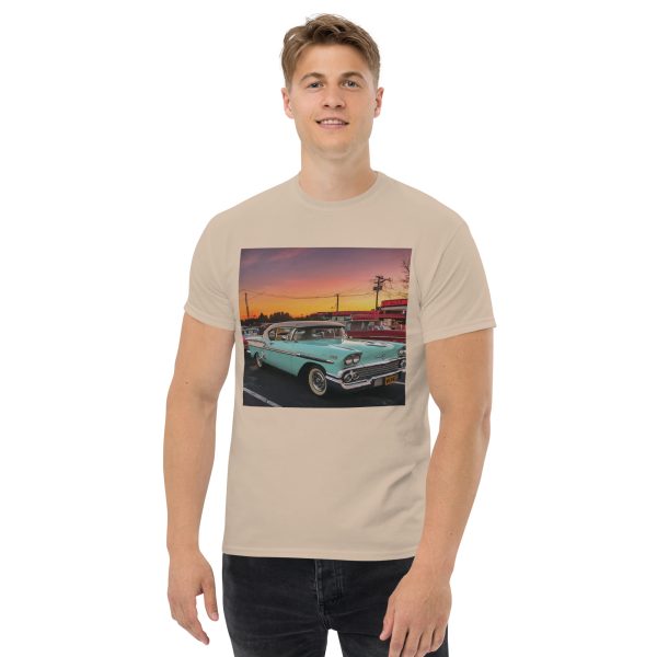 1950's Car Unisex classic tee - Image 9