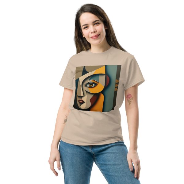 Single Abstract Face Unisex classic tee - Image 11