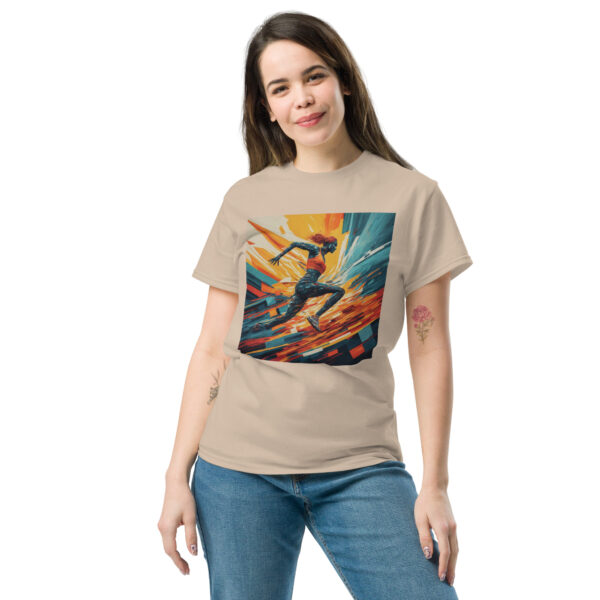 Abstract Female Runner Unisex classic tee - Image 11