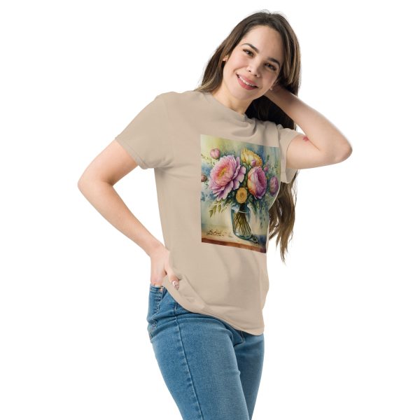 Flower Watercolor Unisex classic tee - Image 3