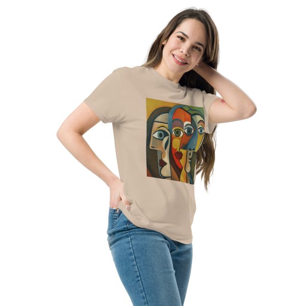 Wide Abstract Faces Unisex classic tee - Image 12