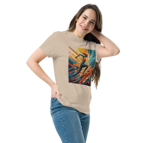 Abstract Female Runner Unisex classic tee - Image 12