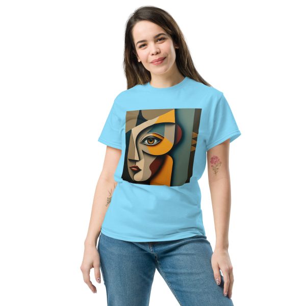 Single Abstract Face Unisex classic tee - Image 13