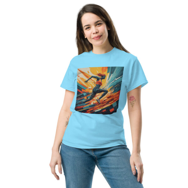 Abstract Female Runner Unisex classic tee - Image 13