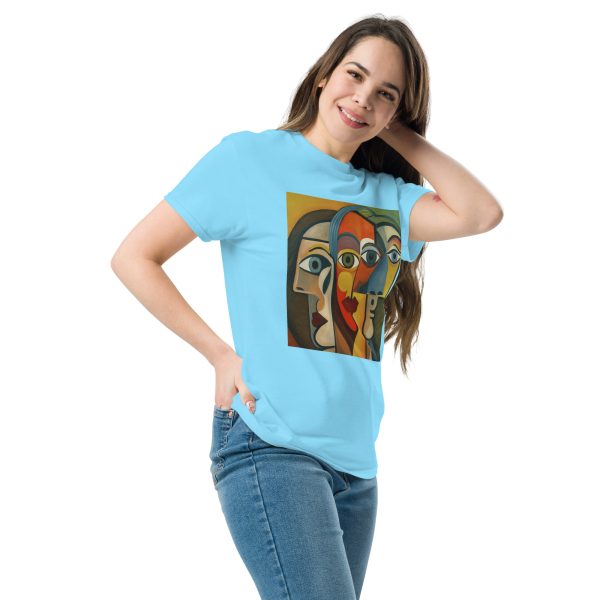 Wide Abstract Faces Unisex classic tee - Image 14
