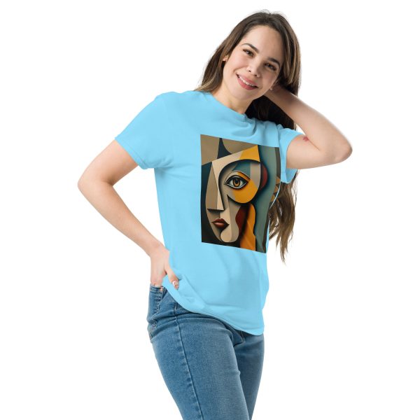 Single Abstract Face Unisex classic tee - Image 14