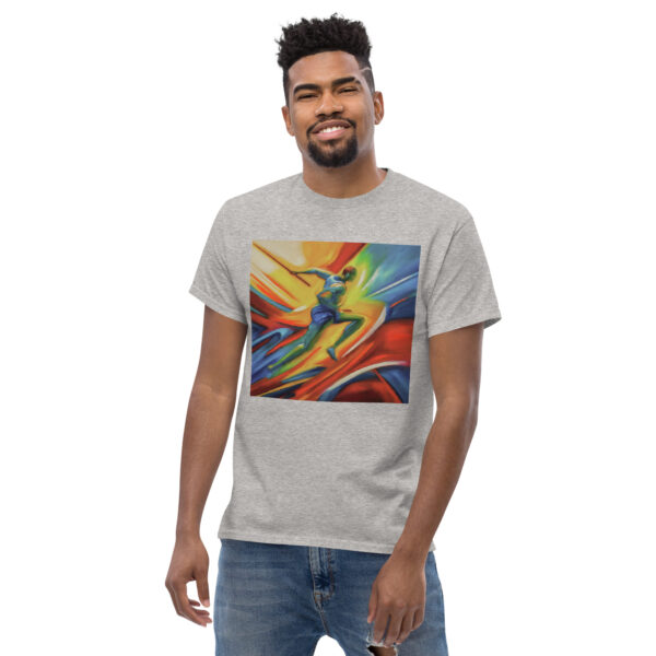 Abstract Male Runner Unisex classic tee - Image 9