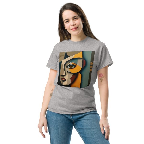 Single Abstract Face Unisex classic tee - Image 9