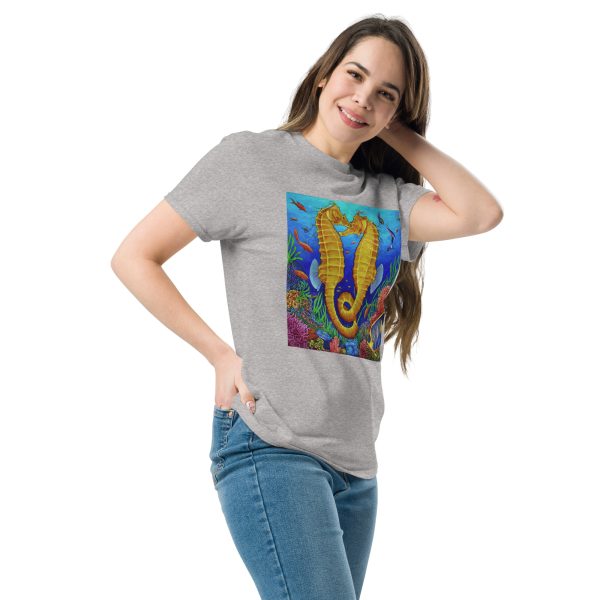 Seahorses Unisex classic tee - Image 4