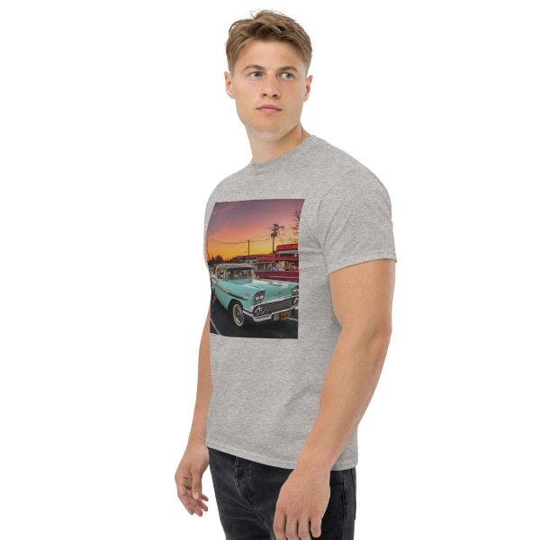 1950's Car Unisex classic tee - Image 8