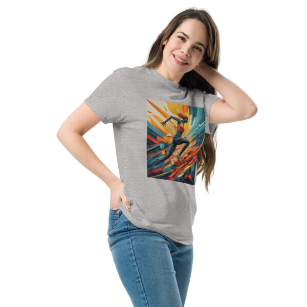 Abstract Female Runner Unisex classic tee - Image 10