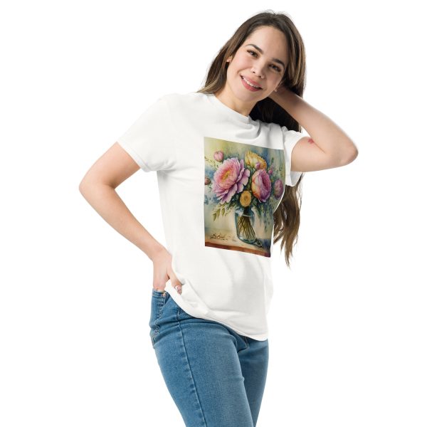 Flower Watercolor Unisex classic tee - Image 7