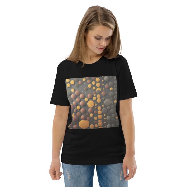 Polka Dots Unisex organic cotton t-shirt - Image 2